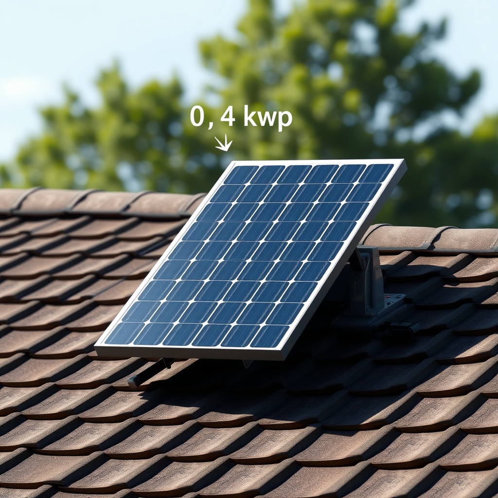 A clean photorealistic illustration of a single Risen Energy RSM110-8-400M solar module mo