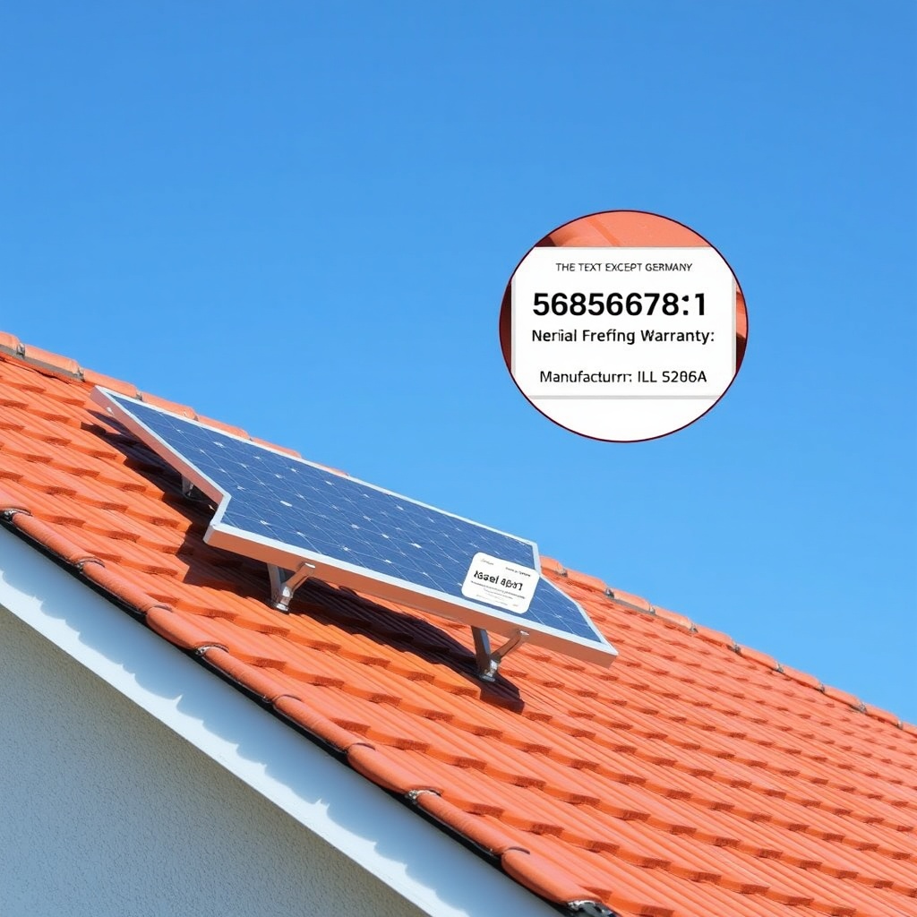 A clean photorealistic photo of a Risen Energy RSM110-8-400M solar panel mounted on a tile