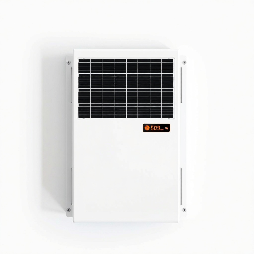 Fotorealistische Nahaufnahme eines Solarwatt Vision 400W Moduls mit Halbzellen-Struktur un